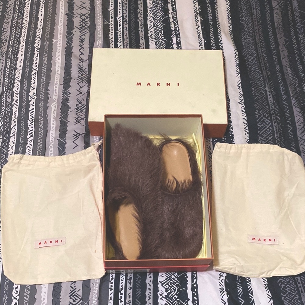 Men Marni Shoes Slip On Flat Mules
